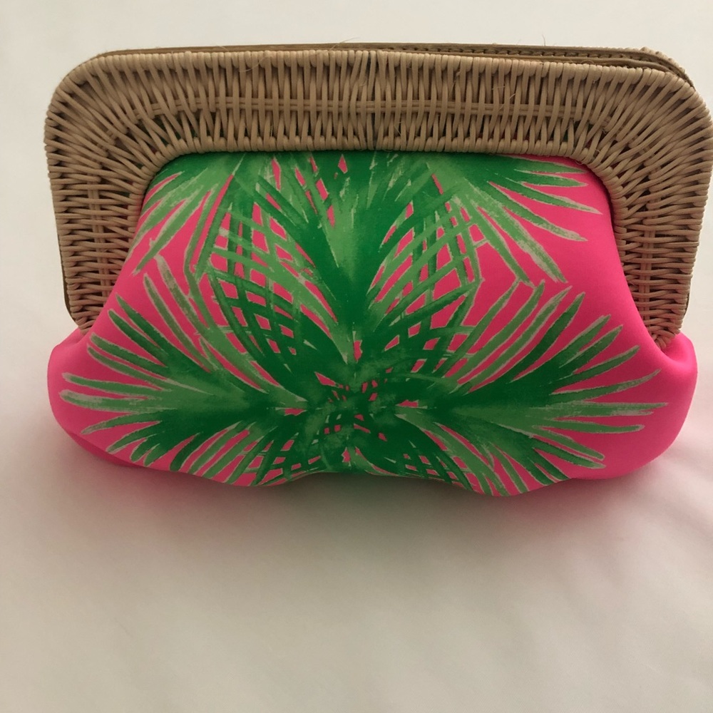 Lilly Pulitzer Palmella Clutch, Tiki Pink Palm